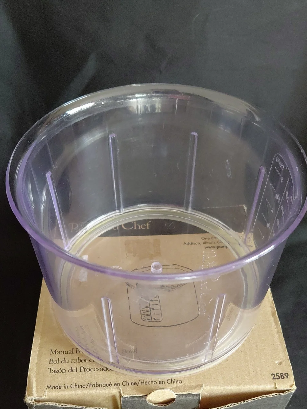 Pampered Chef Spare Manual Processor Bowl